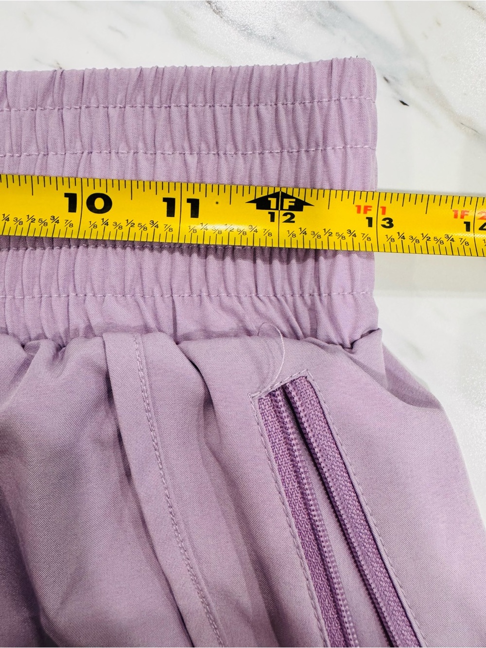 Rosvigor Womens Athletic High Waisted Shorts Running Workout Gym XS Purple - Picture 5 of 11